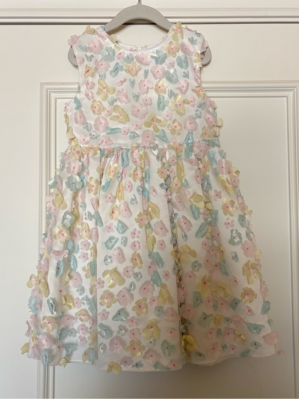Rachel Riley Flutter Flower Party Dress - Picture 3 of 6